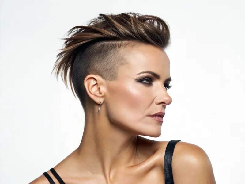 Buzzed Sides with Long Top