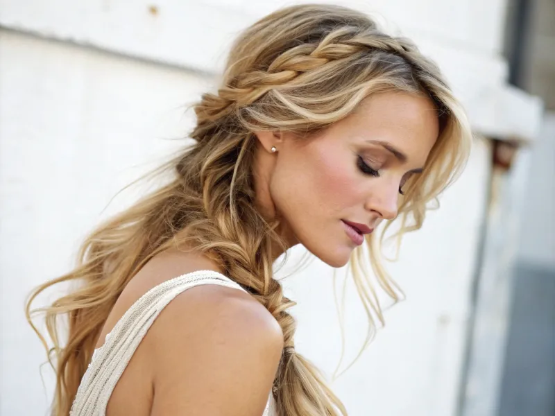 Cascading Side Braid