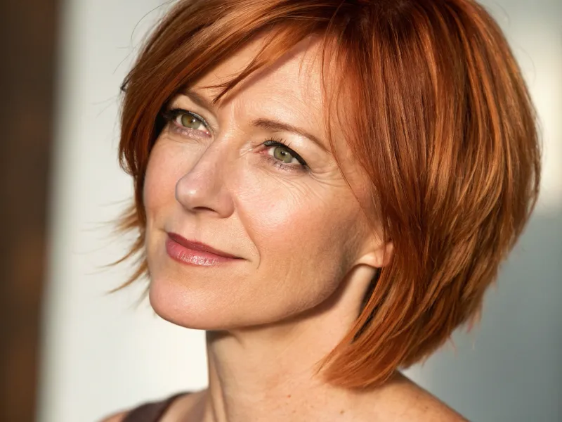 Center Parts on Short Hair