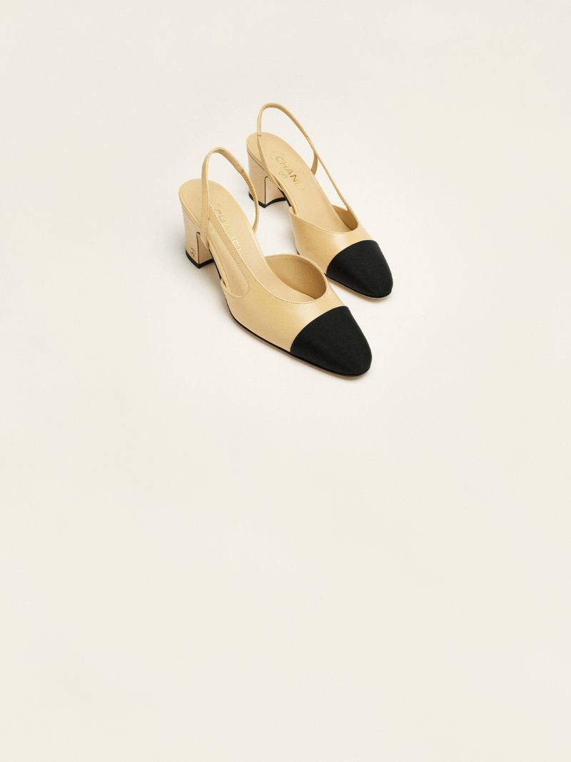 Chanel Two-Tone Slingback
