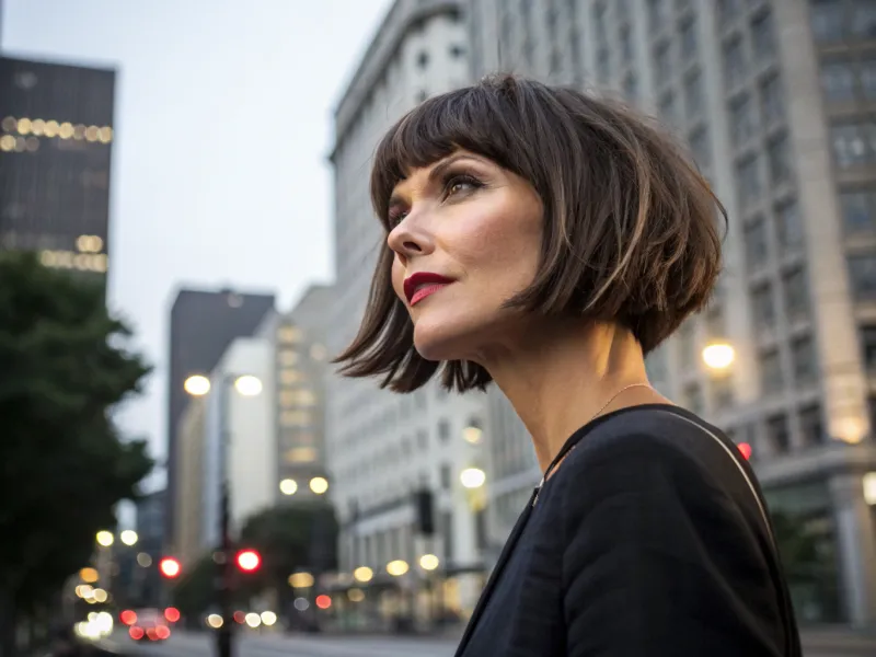 Choppy Bob with Bangs