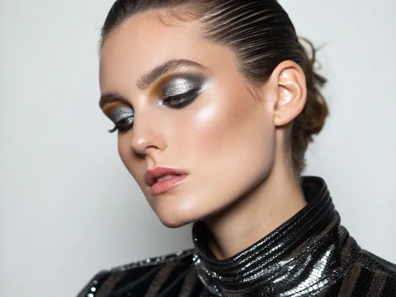 Chrome & Liquid Metal Eyes