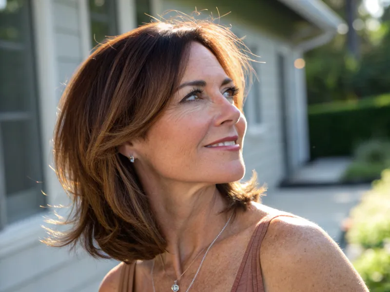 Collarbone-Length Cut with Subtle Highlights