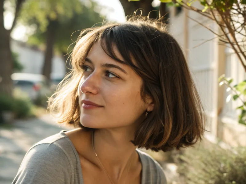 Collarbone-Length Lob with Face-Framing Pieces