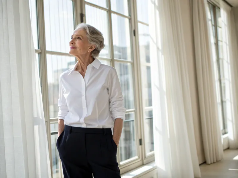 Crisp White Button Down