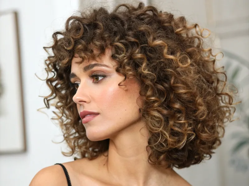 Curly Layered Cut