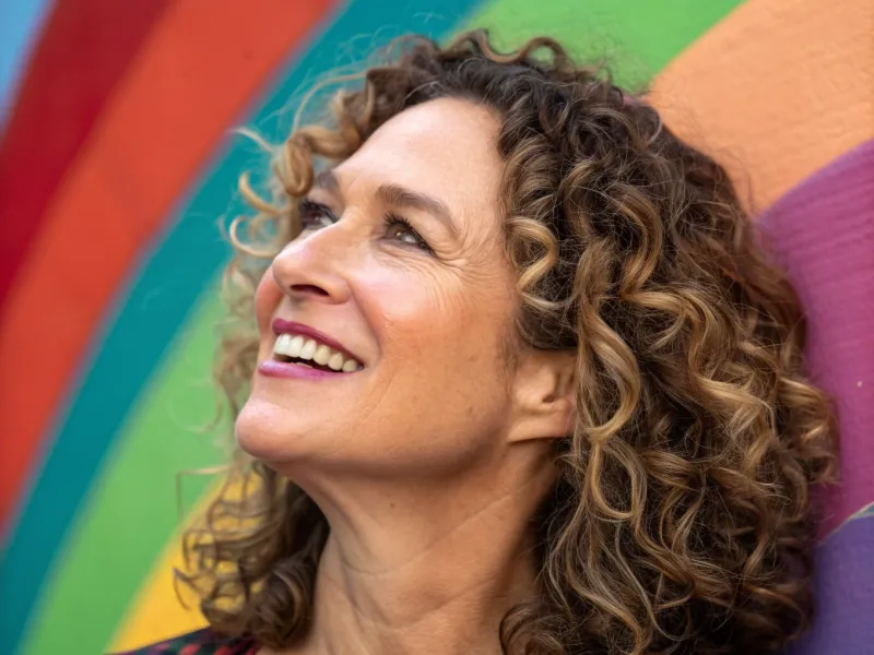 Curly Shoulder-Length with Volume