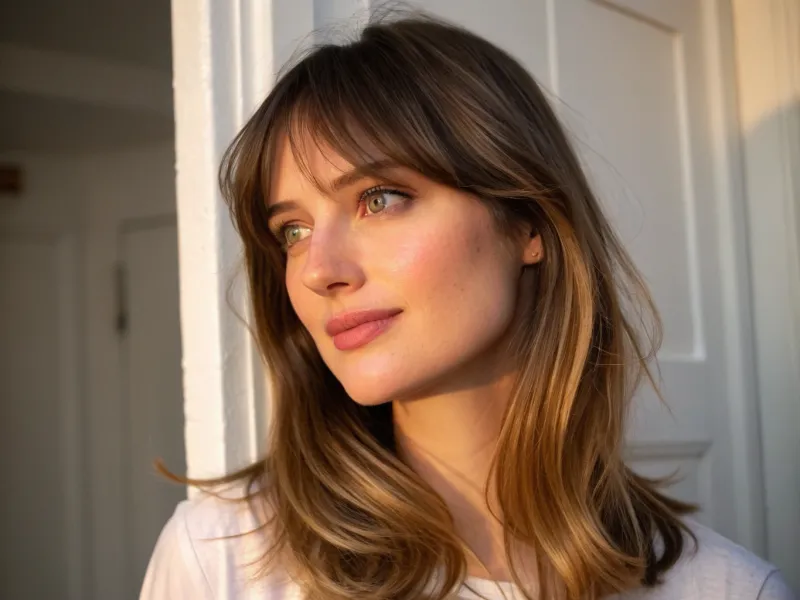 Curtain Bangs with Any Length