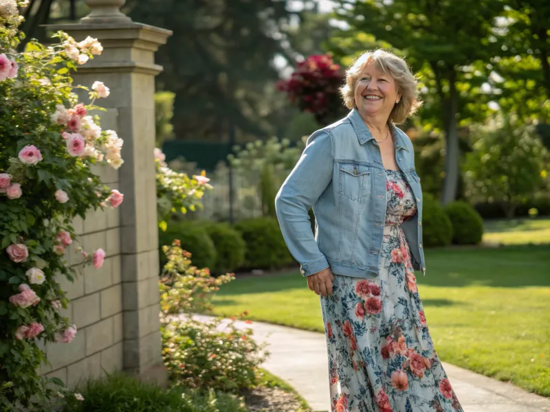 Denim Jacket + Maxi Dress