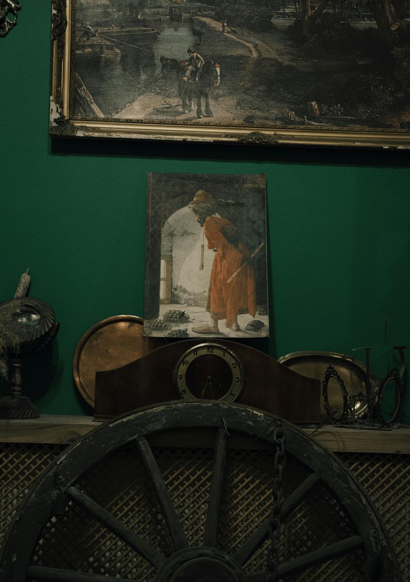 Dusty Greens: Nature's Embrace