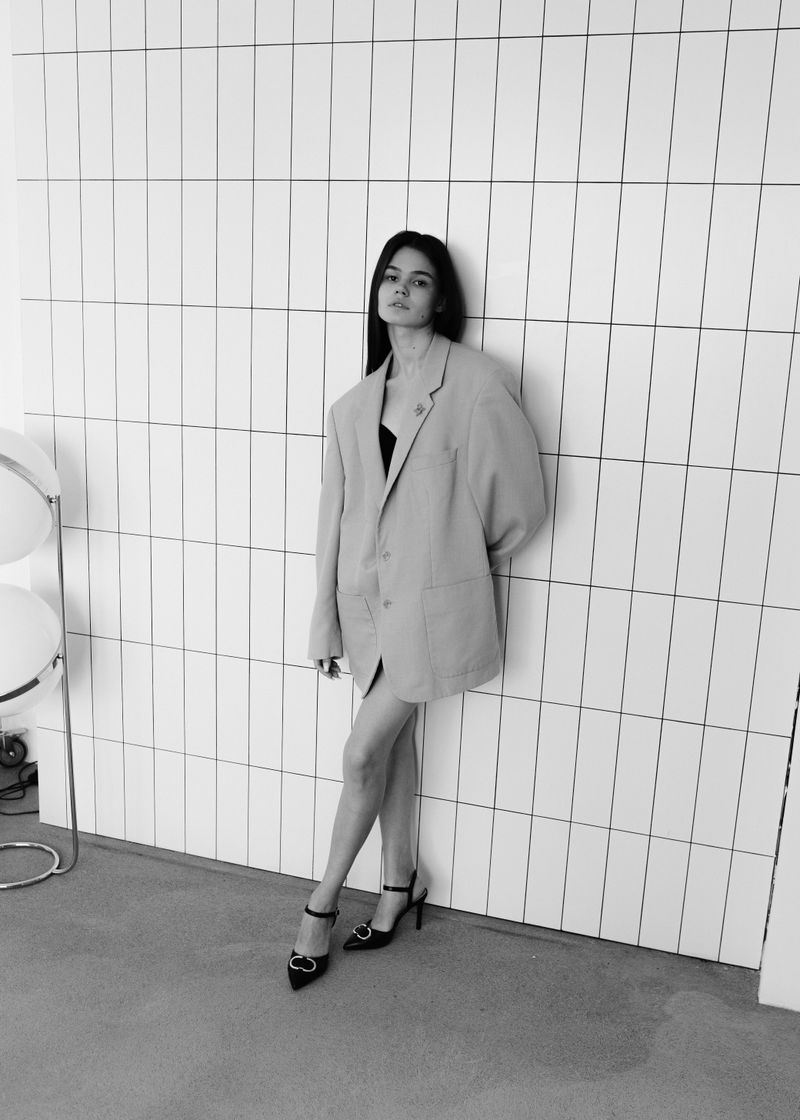 Exaggerated Power Shoulders