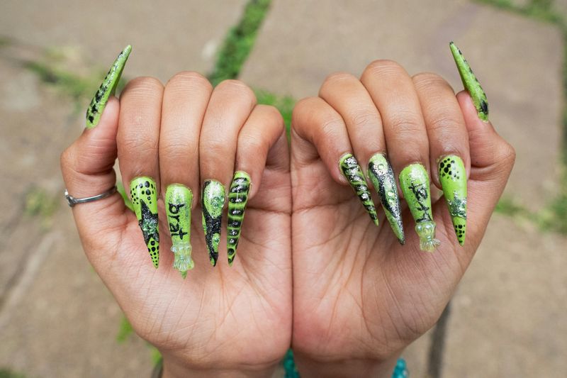 Extremely Long Fake Nails