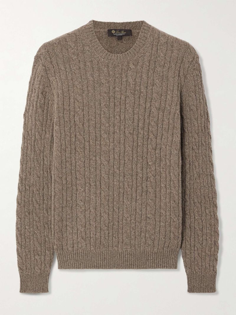 Fine-Gauge Knit Sweater