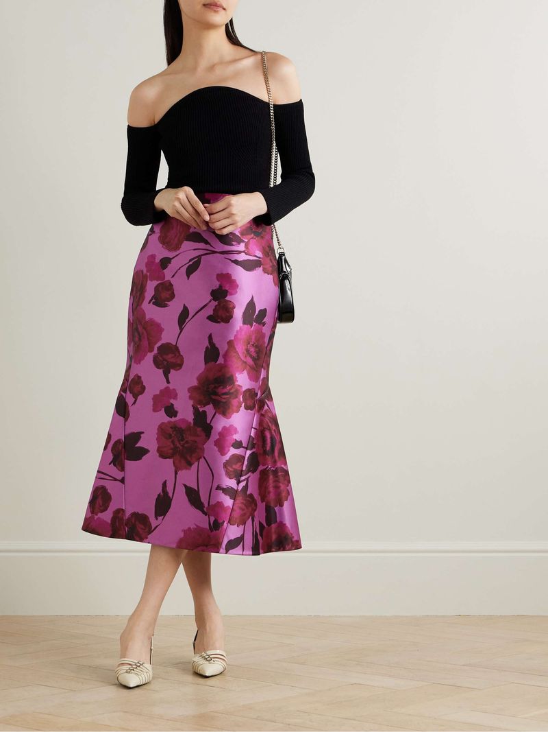 Fit-and-Flare Skirt
