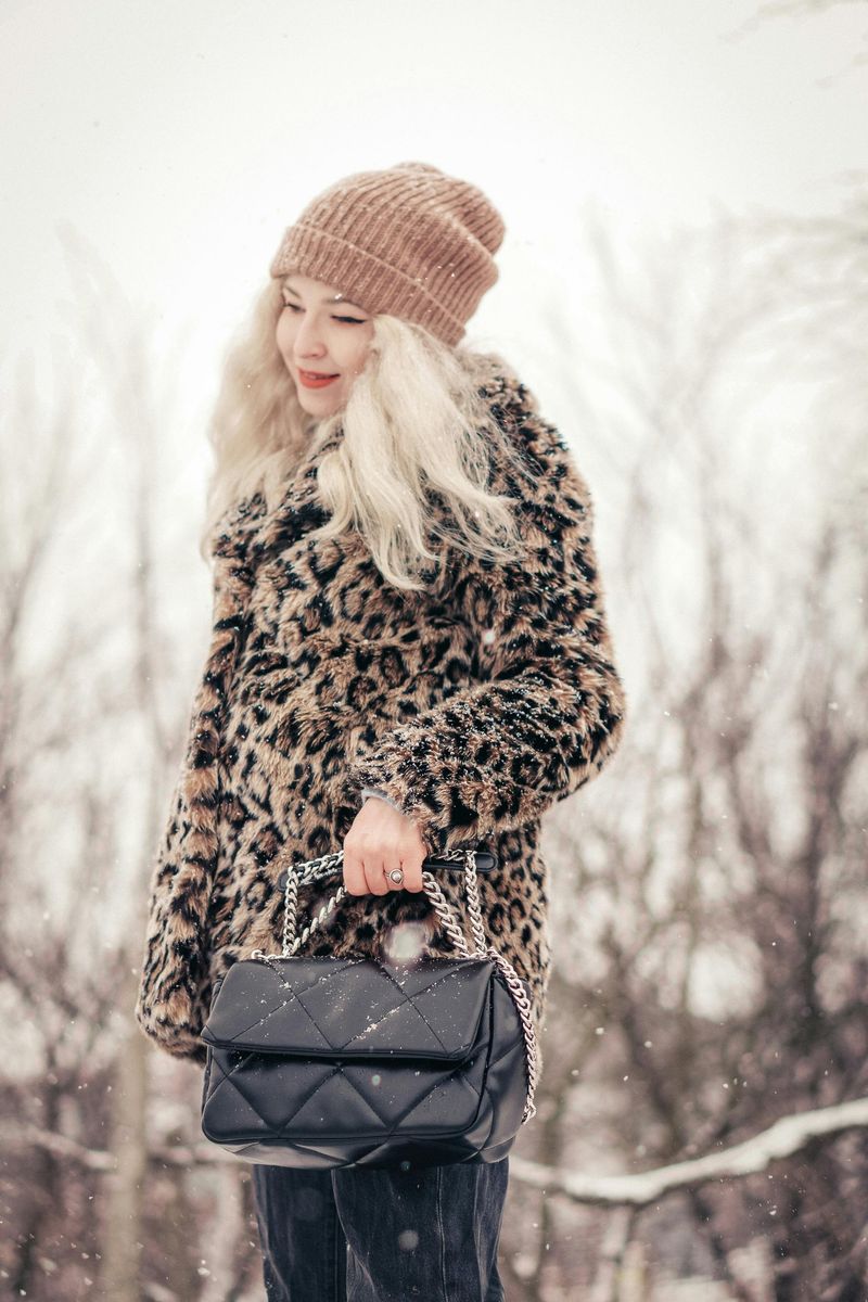 Florals and Animal Prints in Winter