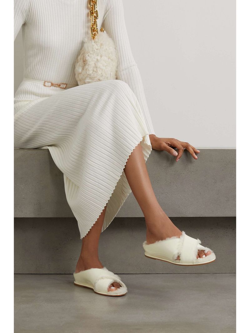 Furry Slides and Sandals