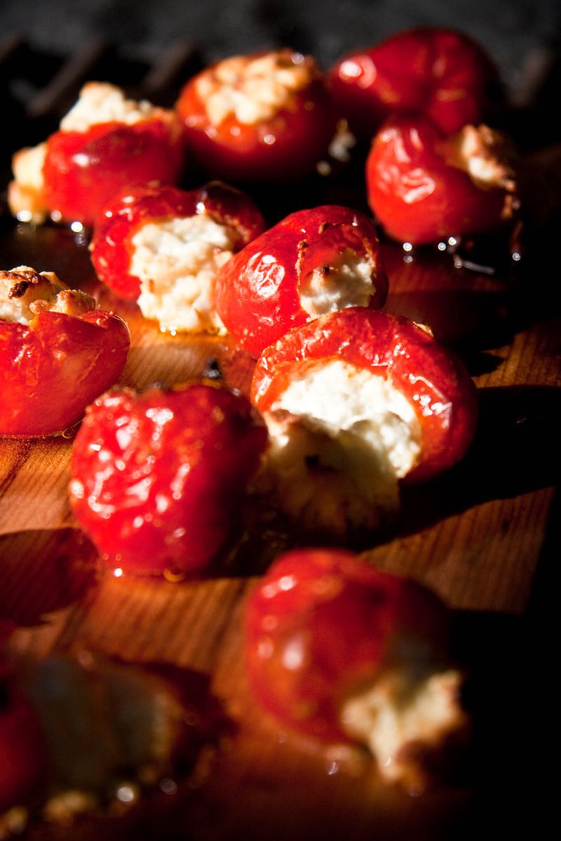 Goat Cheese-Stuffed Peppadews