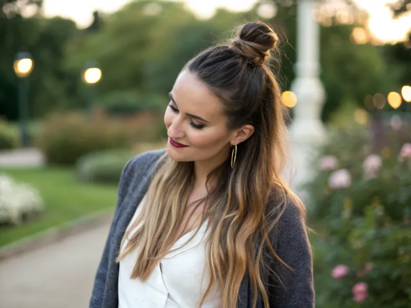 Half-Up Top Knot