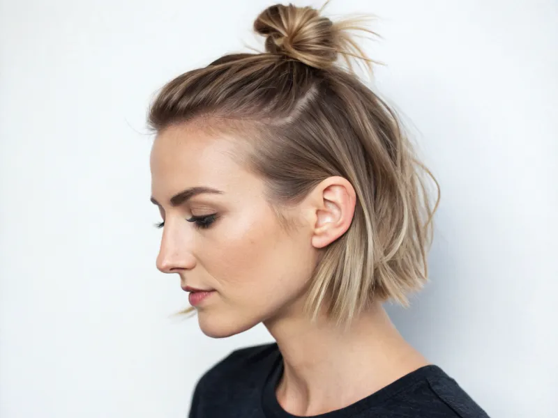 Half-Up Top Knot