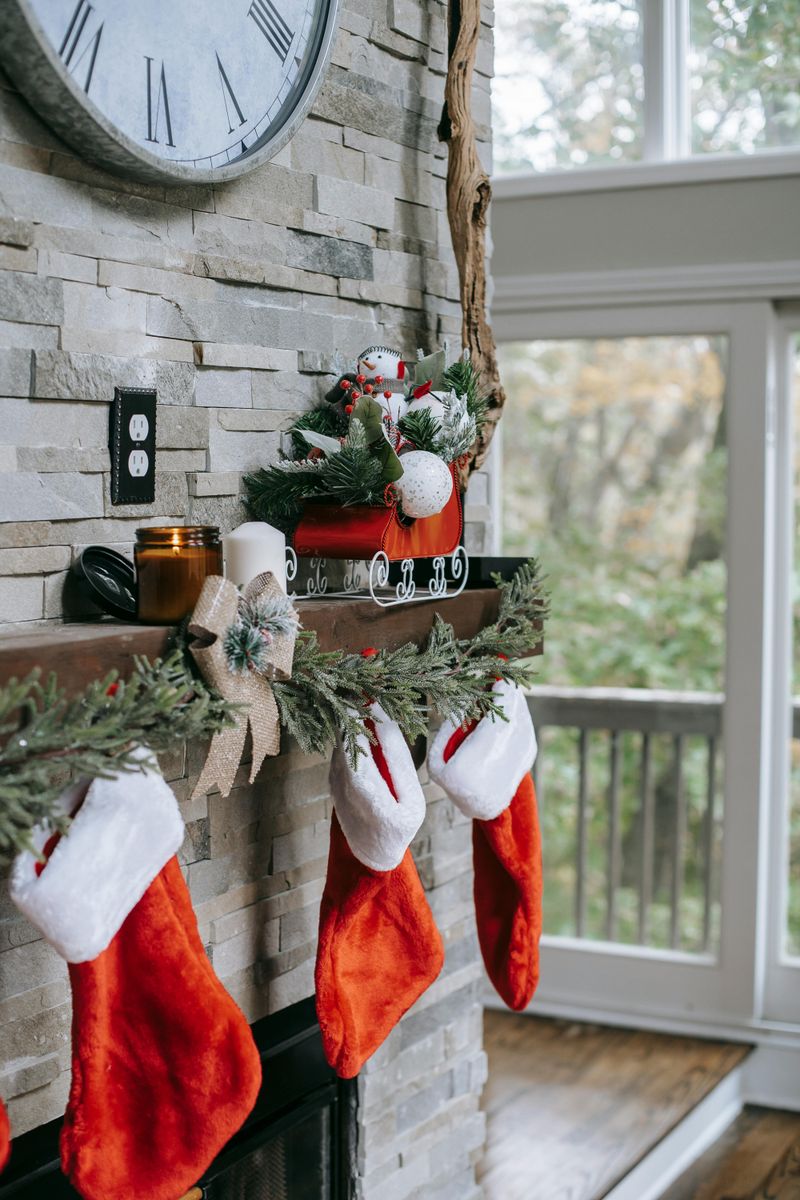 Hanging Stockings by the Fireplace