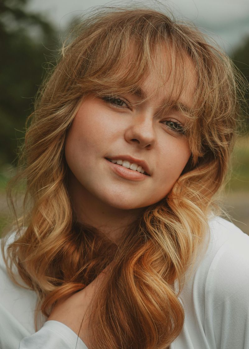 Healthy Hair Framing the Face