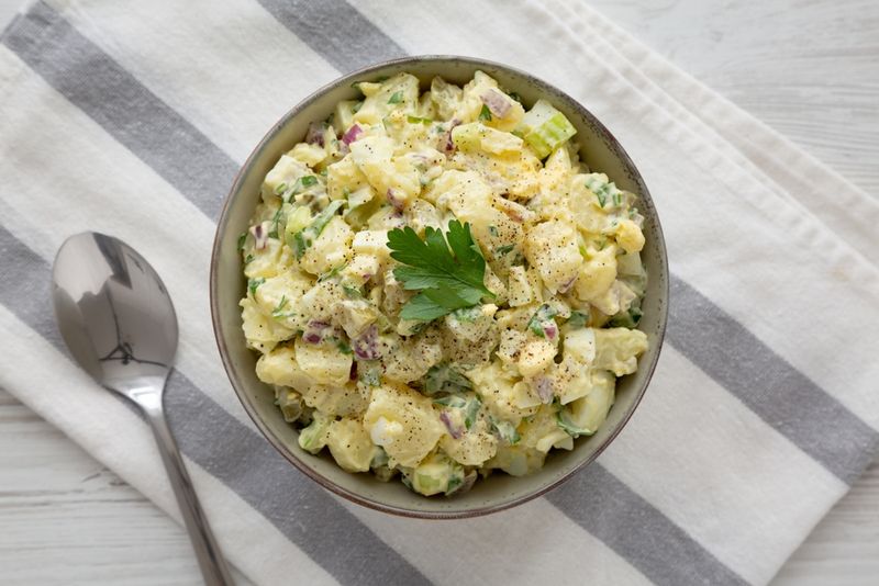 Heavy Mayo-Based Salads