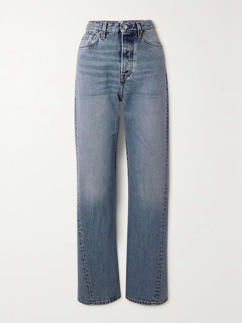 High-Waisted Denim