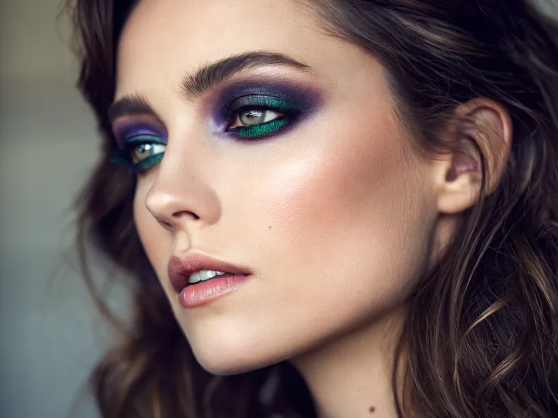 Jewel-Tone Smoky Eyes