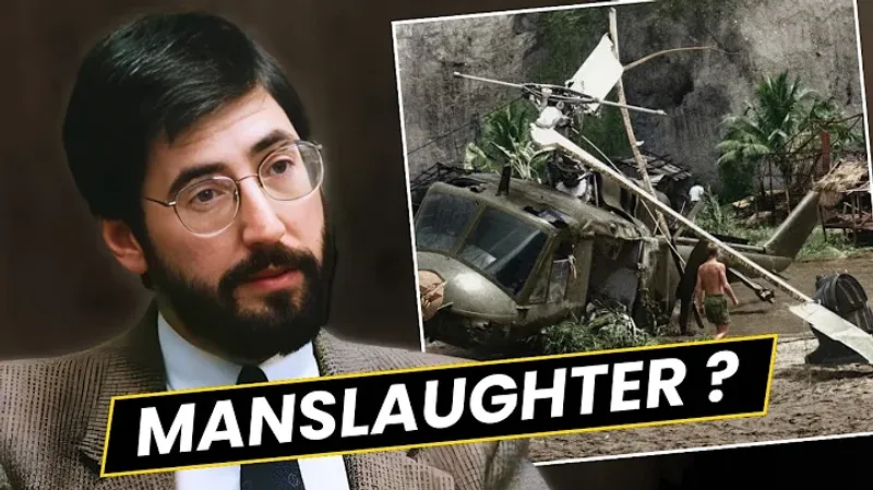 John Landis's Twilight Zone Movie Helicopter Crash