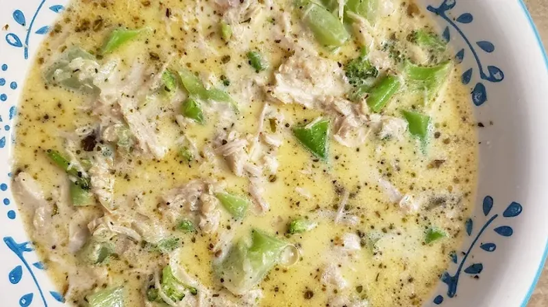 Keto Chicken Alfredo Soup