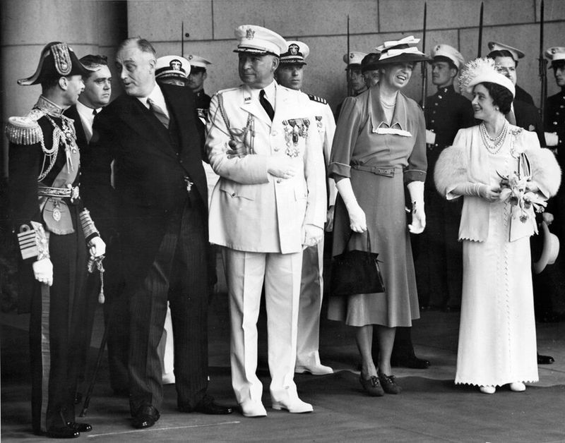 King George VI and Queen Elizabeth