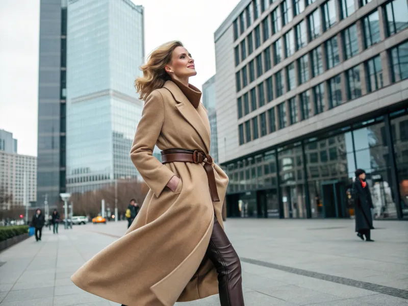 Layer a Belt Over Your Coat