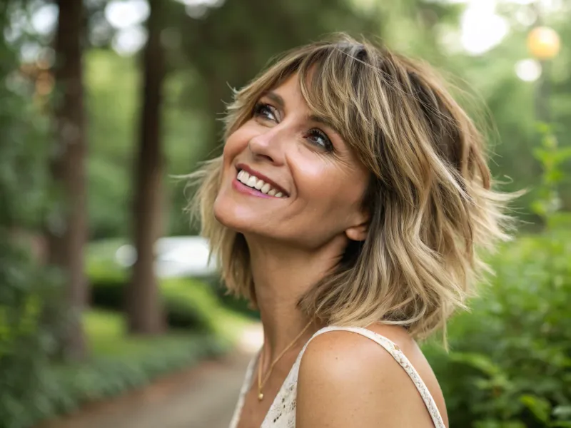 Layered Shag with Wispy Ends