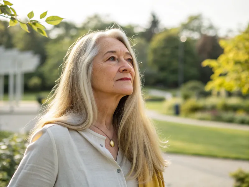 Letting Gray Hair Look Dull and Yellow