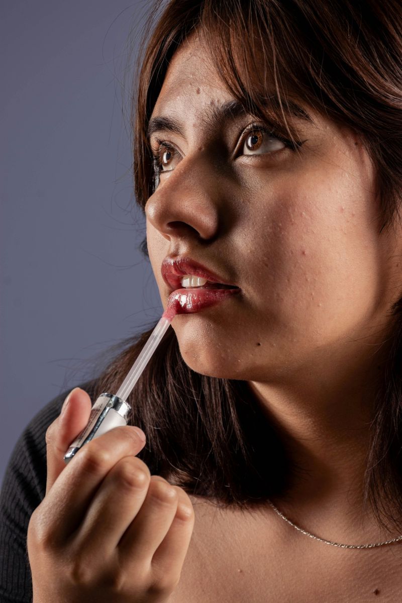 Lip Gloss (Dabbed at Center for Fullness)