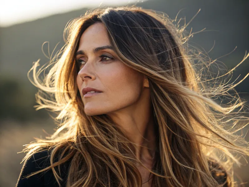 Long Layers with Face-Framing Pieces