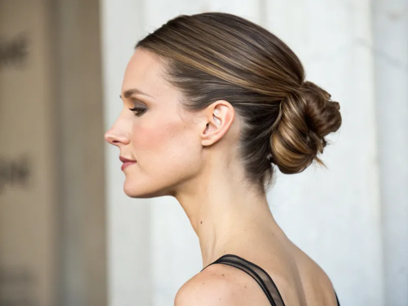 Low Twisted Chignon
