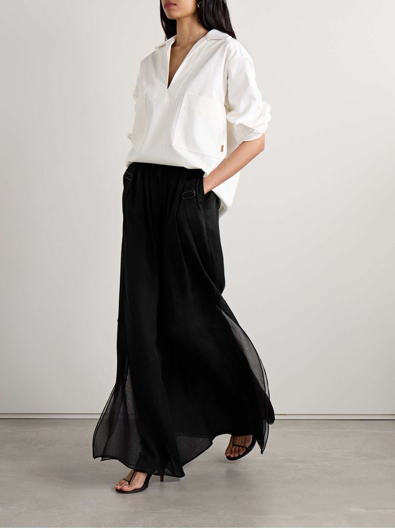 Maxi Skirt with High Waist
