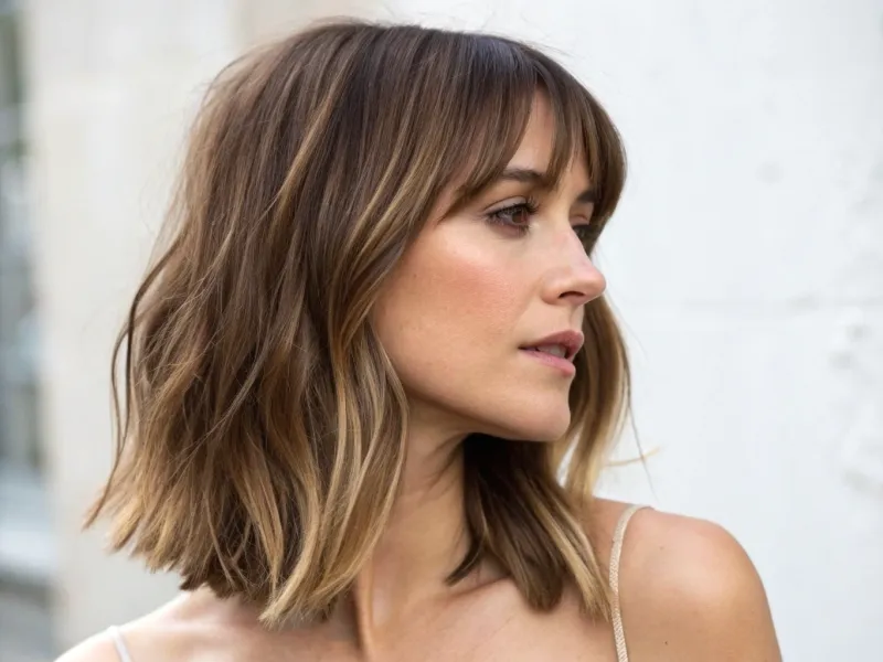 Midi Cut with Blunt Ends and Internal Layers