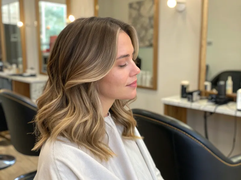 Neutral Beige Balayage