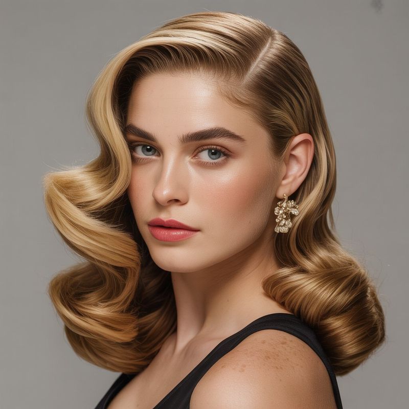 Old Hollywood Glam Waves