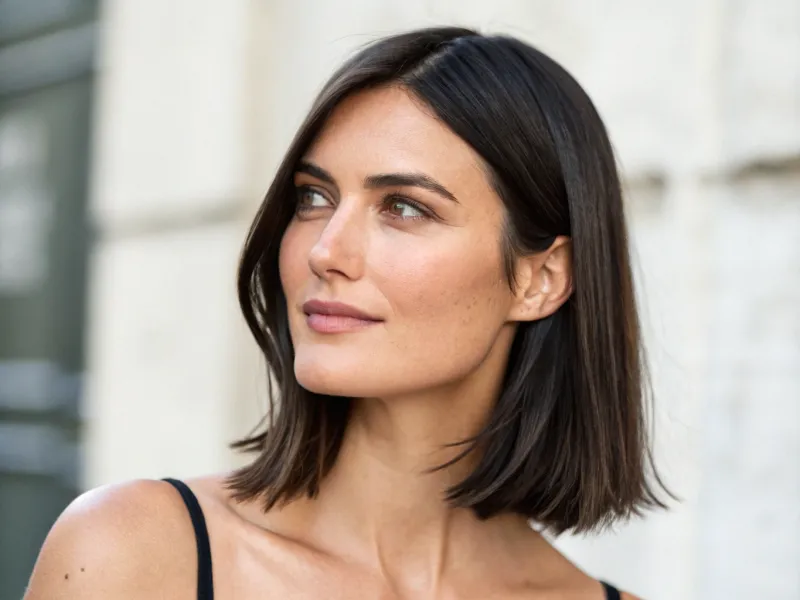 One-Length Cut Just Past Shoulders