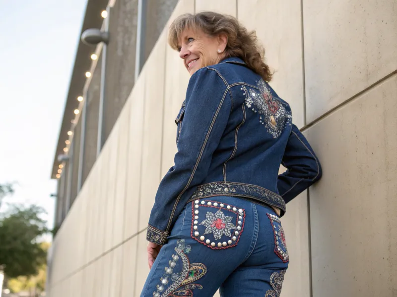 Outdated Embellished Jeans