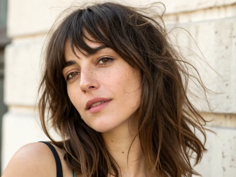 Overgrown Curtain Bangs