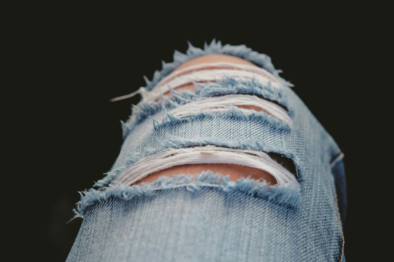 Overly Distressed Denim