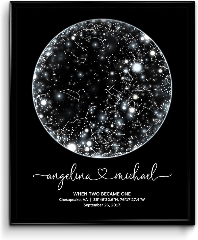 Personalized Star Map Print