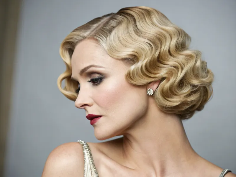 Pin-Curled Vintage Glamour