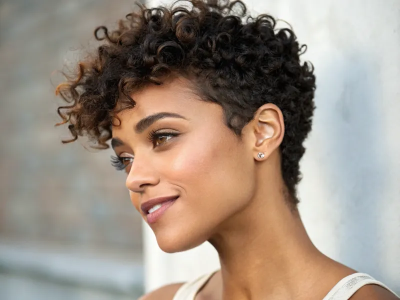Pixie Cut for Curls