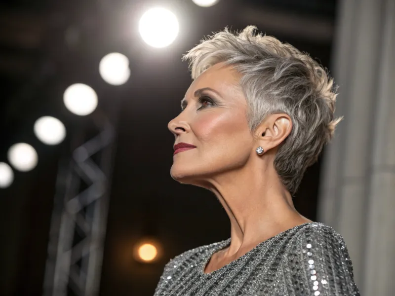 Pixie Cut with Longer Top