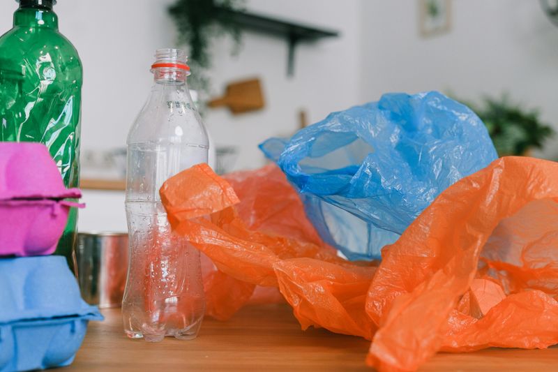 Plastic Bags Stuffed Inside Plastic Bags